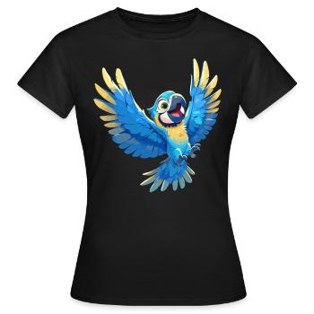 Aras Ara - Frauen T-Shirt - Schwarz - Vorne - AI Model Female 172 dark (172cm)