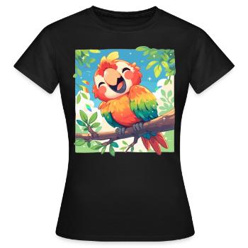 Aras Ara - Frauen T-Shirt - Schwarz - Vorne - AI Model Female 172 dark (172cm)
