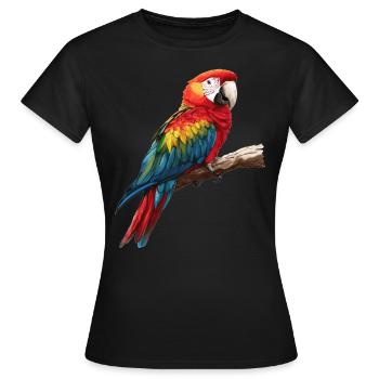 L’ère de l’ara - T-shirt Femme - noir - Devant - AI Model Female 172 dark (172cm)