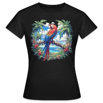 Aras Ara - Frauen T-Shirt - Schwarz - Vorne - AI Model Female 172 dark (172cm)