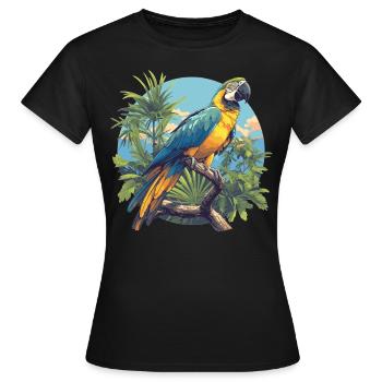 L’ère de l’ara - T-shirt Femme - noir - Devant - AI Model Female 172 dark (172cm)
