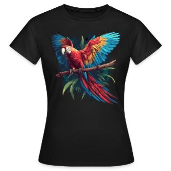 Aras Ara - Frauen T-Shirt - Schwarz - Vorne - AI Model Female 172 dark (172cm)