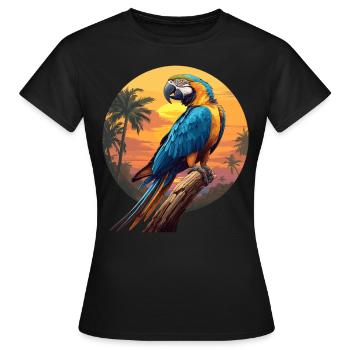 L’ère de l’ara - T-shirt Femme - noir - Devant - AI Model Female 172 dark (172cm)