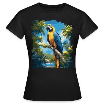 Aras Ara - Frauen T-Shirt - Schwarz - Vorne - AI Model Female 172 dark (172cm)