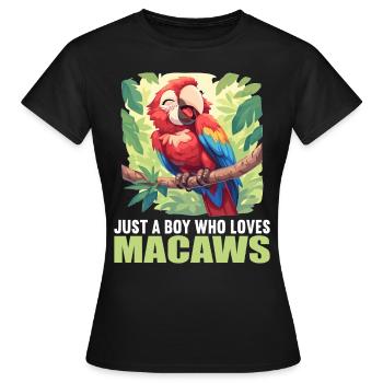 L’ère de l’ara - T-shirt Femme - noir - Devant - AI Model Female 172 dark (172cm)