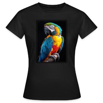 Aras Ara - Frauen T-Shirt - Schwarz - Vorne - AI Model Female 172 dark (172cm)