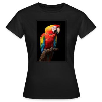 L’ère de l’ara - T-shirt Femme - noir - Devant - AI Model Female 172 dark (172cm)