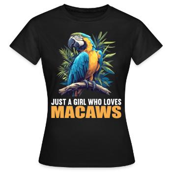 L’ère de l’ara - T-shirt Femme - noir - Devant - AI Model Female 172 dark (172cm)
