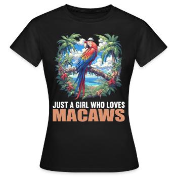 L’ère de l’ara - T-shirt Femme - noir - Devant - AI Model Female 172 dark (172cm)