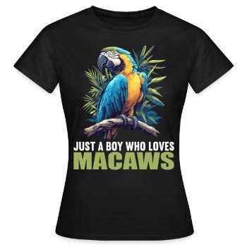 L’ère de l’ara - T-shirt Femme - noir - Devant - AI Model Female 172 dark (172cm)