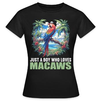 L’ère de l’ara - T-shirt Femme - noir - Devant - AI Model Female 172 dark (172cm)