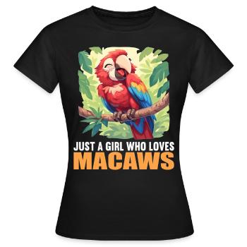 L’ère de l’ara - T-shirt Femme - noir - Devant - AI Model Female 172 dark (172cm)