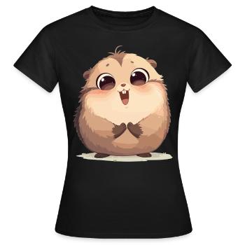 Marmottes Marmottes - T-shirt Femme - noir - Devant - AI Model Female 172 dark (172cm)