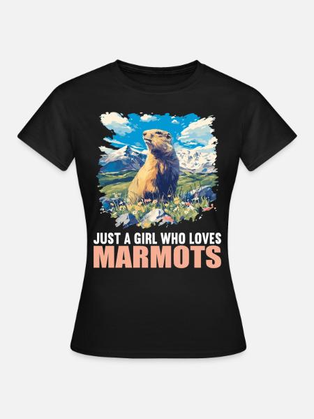 Marmottes Marmottes - T-shirt Femme - noir