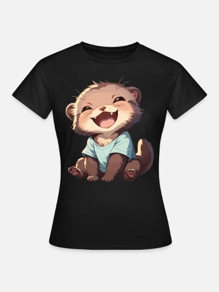 Nerze Nerz - Frauen T-Shirt - Schwarz