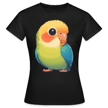 Perroquet Perroquet Perroquet - T-shirt Femme - noir - Devant - AI Model Female 172 dark (172cm)