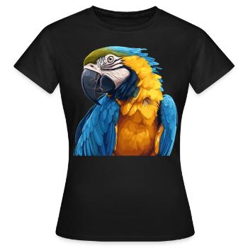 Perroquet Perroquet Perroquet - T-shirt Femme - noir - Devant - AI Model Female 172 dark (172cm)