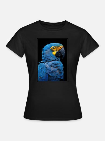 Papageie Papagei - Frauen T-Shirt - Schwarz