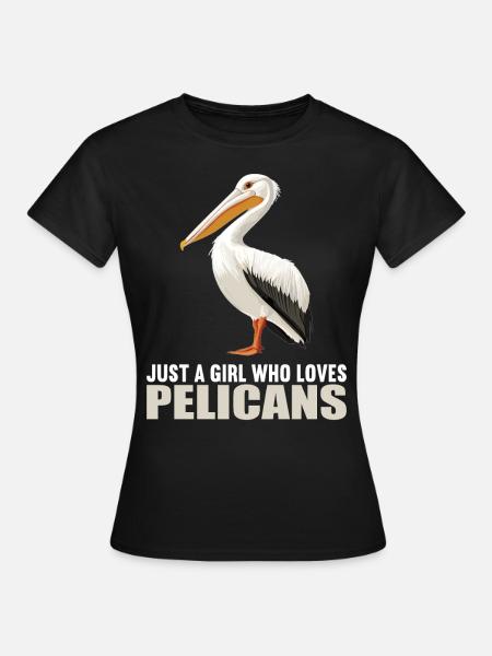 Pelikane Pelikan - Frauen T-Shirt - Schwarz
