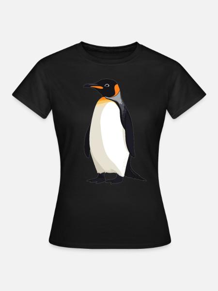 Pinguine Pinguin - Frauen T-Shirt - Schwarz