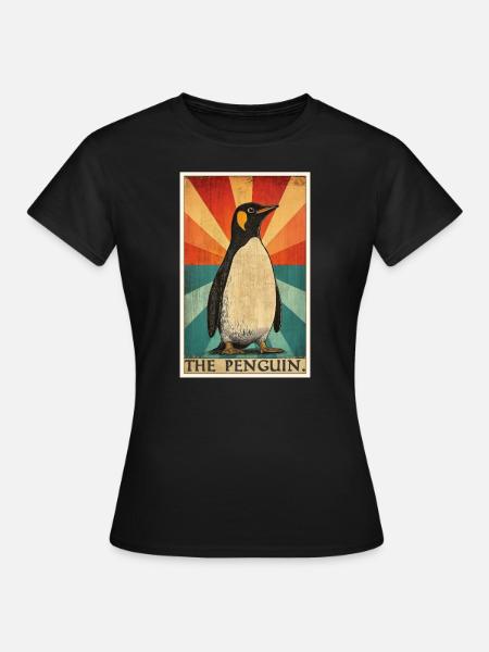 Pinguine Pinguin - T-shirt dam - svart