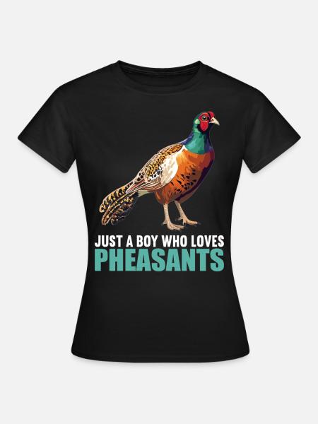 Fasane Fasan - Frauen T-Shirt - Schwarz