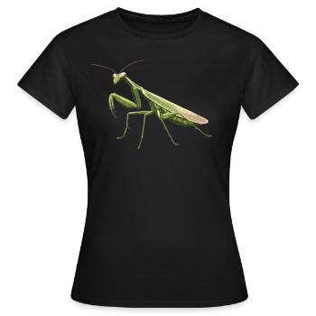 Mantes religieuses Mantes religieuses - T-shirt Femme - noir - Devant - AI Model Female 172 dark (172cm)