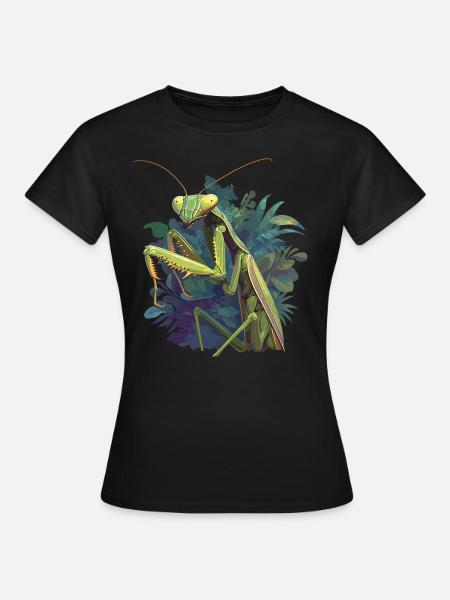 Gottesanbeterinnenen Gottesanbeterin - Frauen T-Shirt - Schwarz