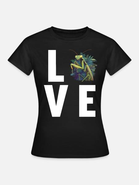 Gottesanbeterinnenen Gottesanbeterin - Frauen T-Shirt - Schwarz