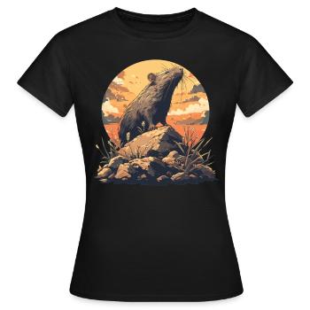 Rat Rat - Women's T-Shirt - black - Front - AI Model Female 172 dark (172cm)