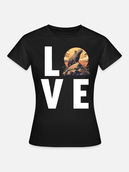 Ratten Ratte - Frauen T-Shirt - Schwarz