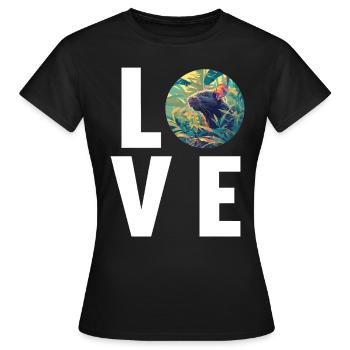 Rat Rat - Women's T-Shirt - black - Front - AI Model Female 172 dark (172cm)