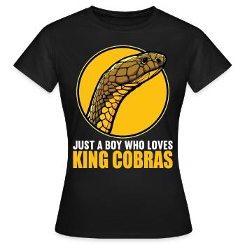 Cobras royaux Cobra royaux - T-shirt Femme - noir - Devant - AI Model Female 172 dark (172cm)