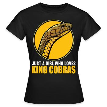 Cobras royaux Cobra royaux - T-shirt Femme - noir - Devant - AI Model Female 172 dark (172cm)