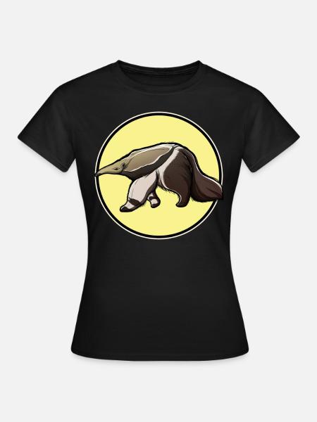 Ameisenbären Ameisenbär - Frauen T-Shirt - Schwarz