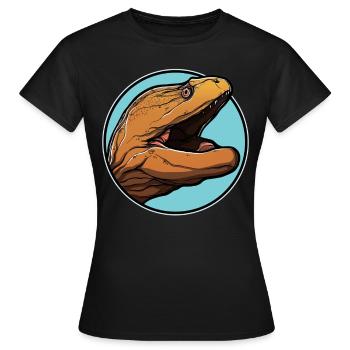 Moray eels Moray eel - Women's T-Shirt - black - Front - AI Model Female 172 dark (172cm)