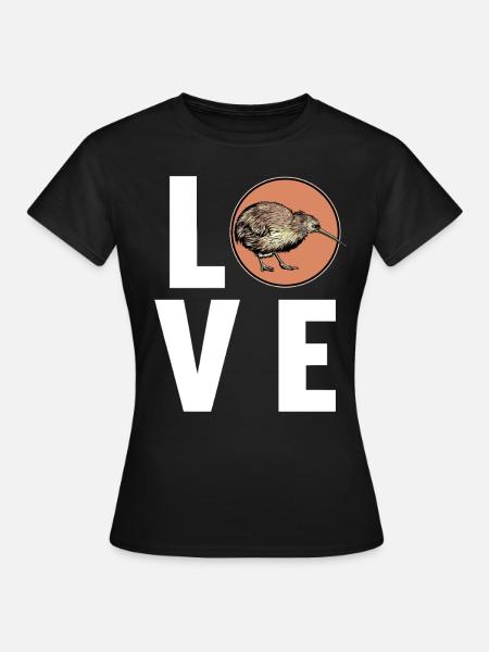 Kiwis Kiwi - Frauen T-Shirt - Schwarz