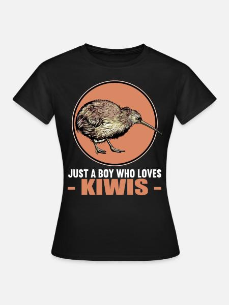 Kiwis Kiwi - Frauen T-Shirt - Schwarz