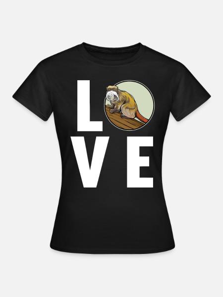 Tamarine Tamarin - Frauen T-Shirt - Schwarz
