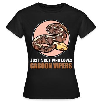 Gabon Vipers Gabon Vipers - Women's T-Shirt - black - Front - AI Model Female 172 dark (172cm)
