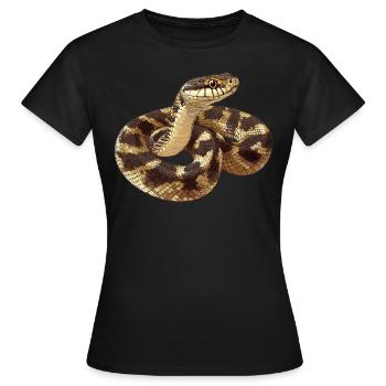 Serpents Serpent - T-shirt Femme - noir - Devant - AI Model Female 172 dark (172cm)