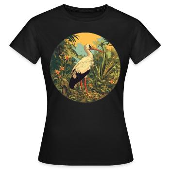 Storks Stork - Women's T-Shirt - black - Front - AI Model Female 172 dark (172cm)
