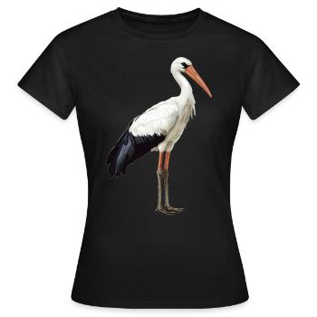 Storks Stork - Women's T-Shirt - black - Front - AI Model Female 172 dark (172cm)