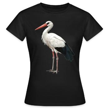 Storks Stork - Women's T-Shirt - black - Front - AI Model Female 172 dark (172cm)