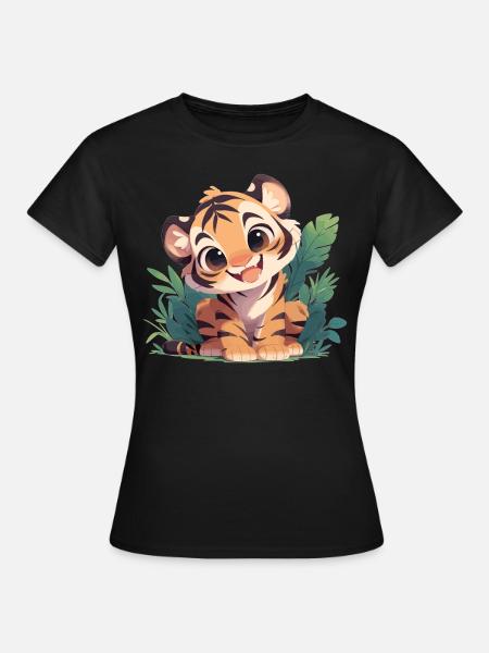 Sumatra-Tiger - Frauen T-Shirt - Schwarz
