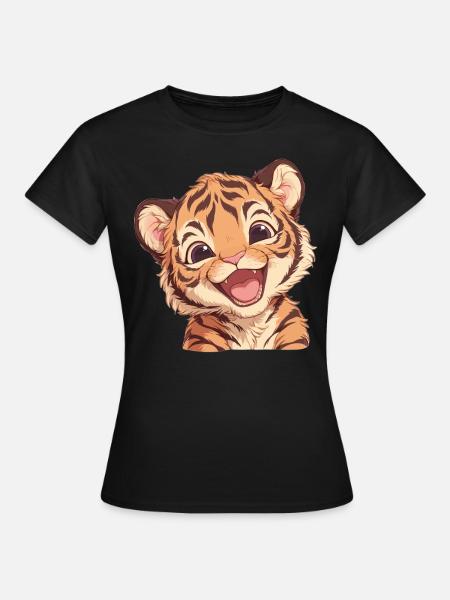 Sumatra-Tiger - Frauen T-Shirt - Schwarz
