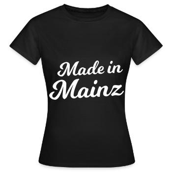 Made in Mainz - Women's T-Shirt - black - Front - AI Model Female 172 dark (172cm)