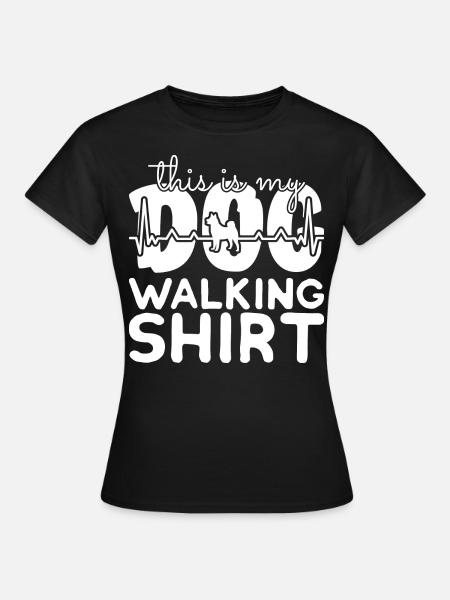 Hund Haustier - Frauen T-Shirt - Schwarz