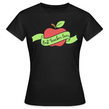 Teacher Teacher Gift Lecturer Lecturer Sweet Shirt - Women's T-Shirt - black - Front - AI Model Female 172 dark (172cm)