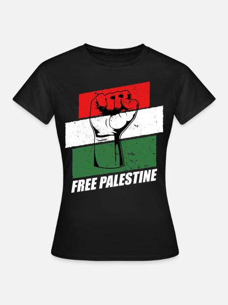 Free Palestine - Women's T-Shirt - black